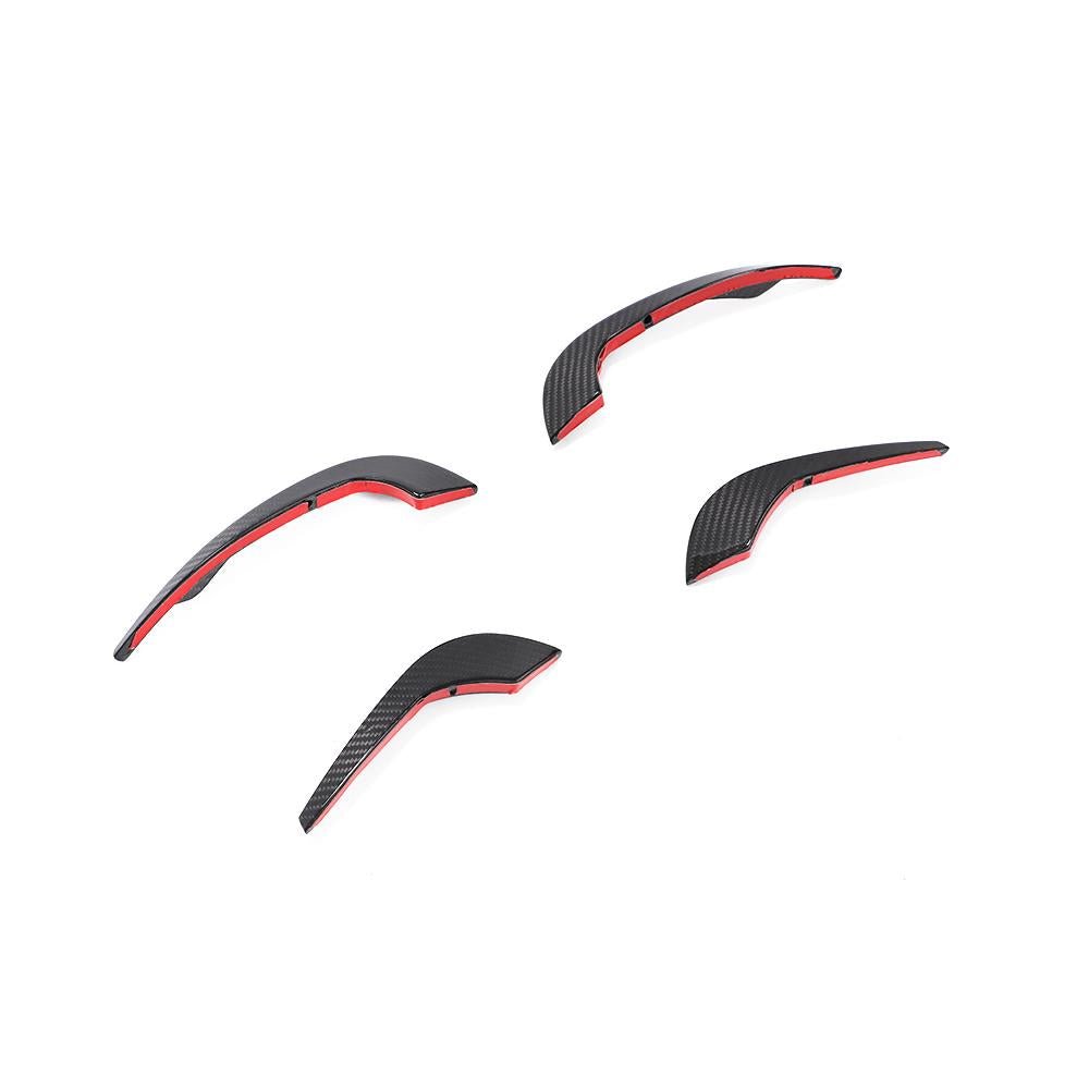 AUDI A4 (S - LINE)/S4 B9 PRE - PREG CARBON FIBER FRONT CANARDS (2019 - 2022) - AutoTailor