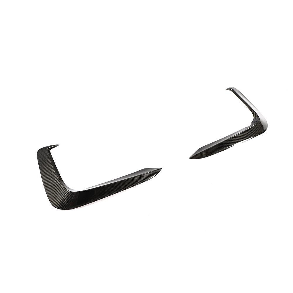 AUDI A5 (S - LINE)/S5 B9 CARBON FIBER FRONT BUMPER FOGLIGHT TRIM COVERS (2017 - 2019) - AutoTailor