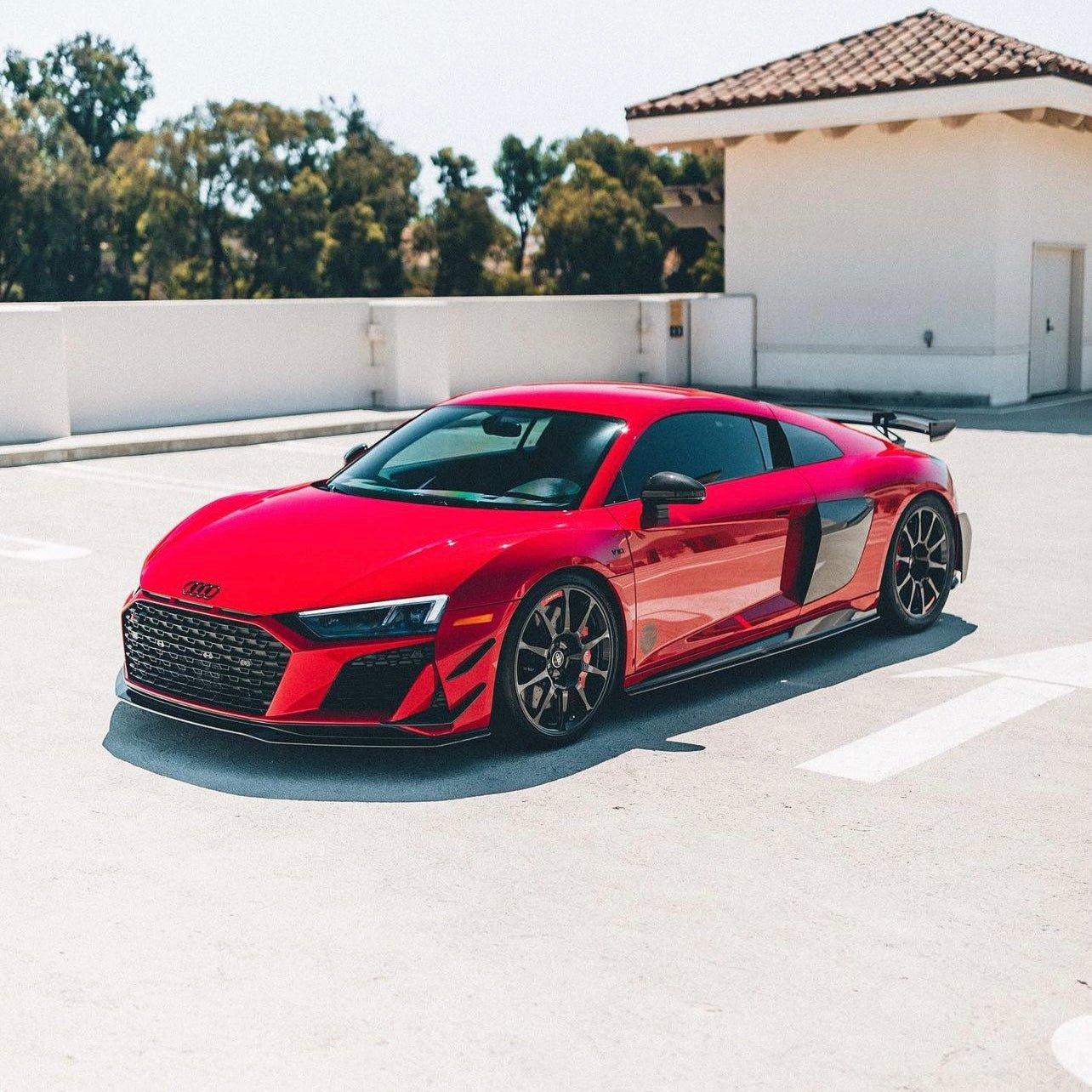 AUDI R8 V10 GEN 2 FL PRE - PREG CARBON FIBER GT STYLE FRONT CANARDS (2020 - 2023) - AutoTailor