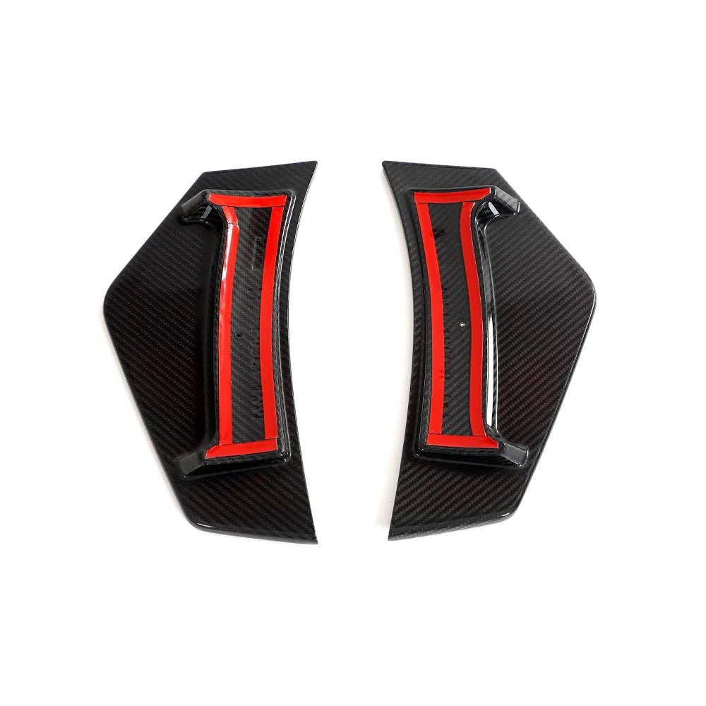 AUDI R8 V10 GEN 2 FL PRE - PREG CARBON FIBER GT STYLE REAR BUMPER CANARDS (2020 - 2023) - AutoTailor