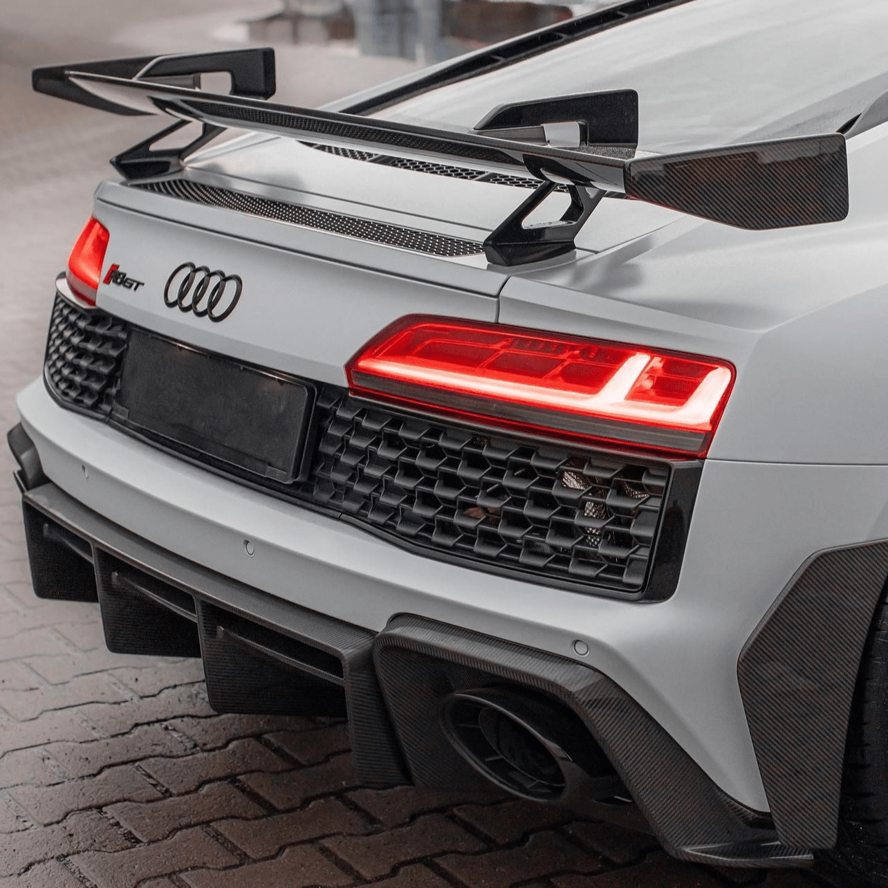 AUDI R8 V10 GEN 2 FL PRE - PREG CARBON FIBER GT STYLE REAR WING (2020 - 2023) - AutoTailor