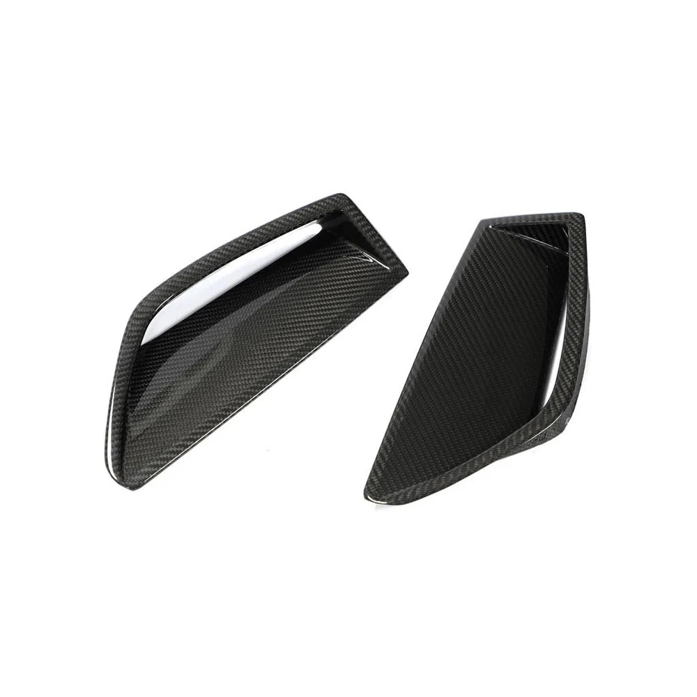 AUDI RS7 C8 PRE - PREG CARBON FIBER FRONT BUMPER AIR VENT TRIMS (2019 - 2021) - AutoTailor