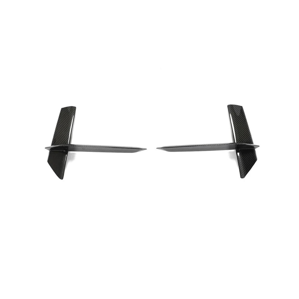 AUDI RS7 C8 PRE - PREG CARBON FIBER FRONT BUMPER AIR VENT TRIMS (2020 - 2022) - AutoTailor
