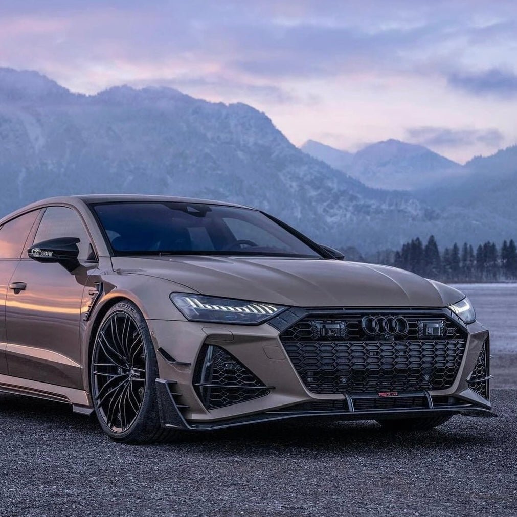 AUDI RS7 C8 PRE - PREG CARBON FIBER FRONT SPLITTER (2020 - 2022) - AutoTailor