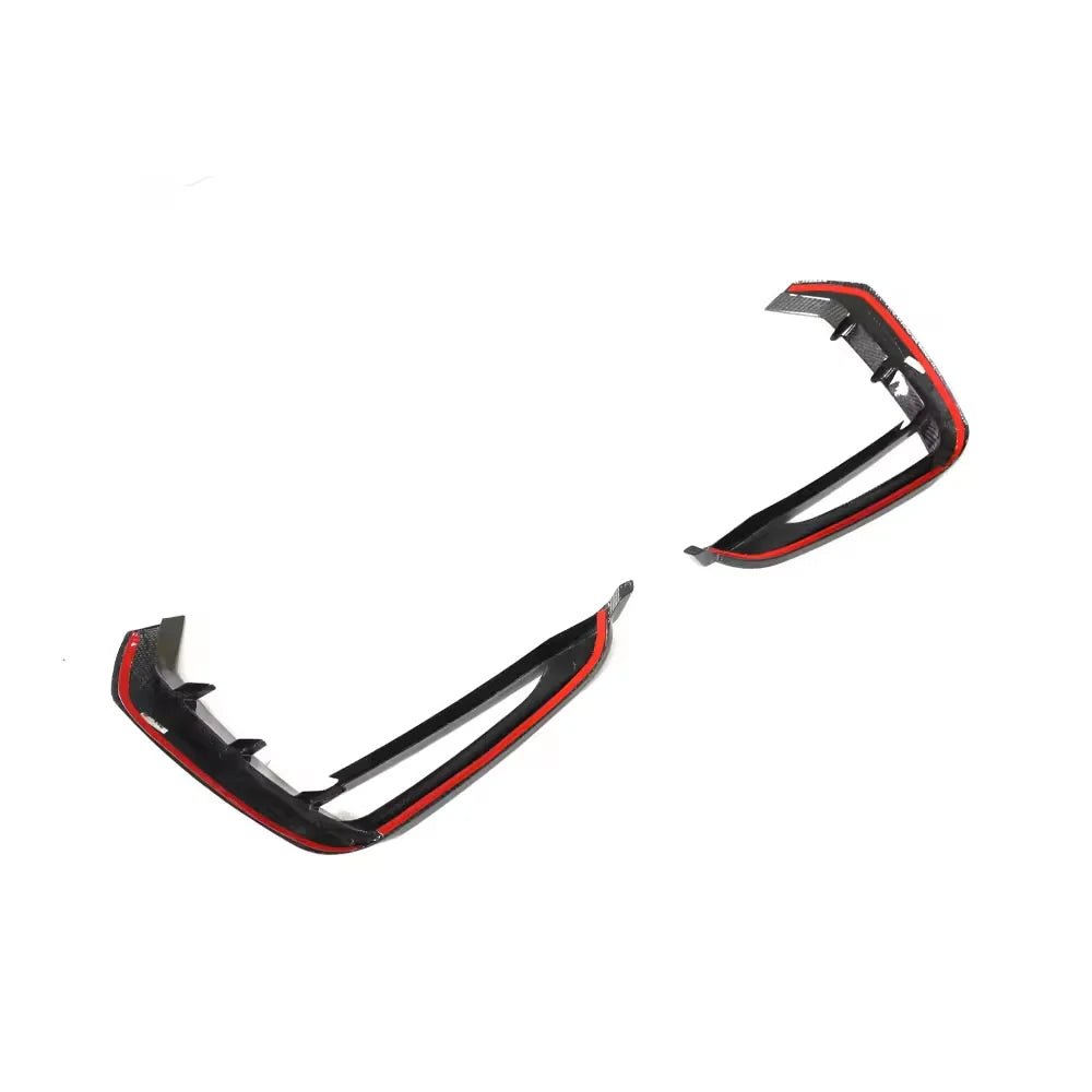 AUDI RSQ8 PRE - PREG CARBON FIBER FRONT FOG LIGHT TRIMS (2020+) - AutoTailor