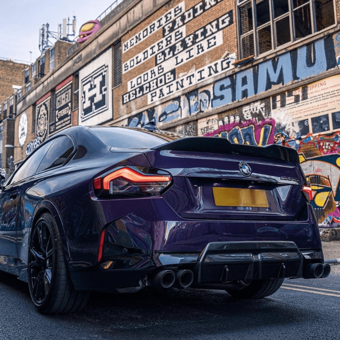 BMW 2 SERIES G42 (M - SPORT) PRE - PREG CARBON FIBER REAR DIFFUSER (2022+) - AutoTailor