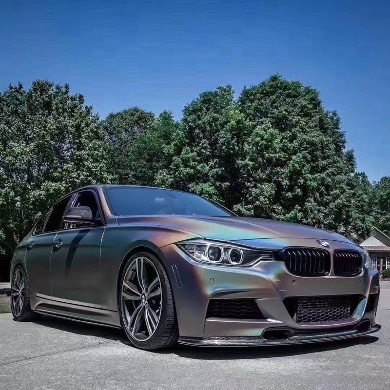 BMW 3 SERIES F30 F31 (M SPORT) CARBON FIBER FRONT SPLITTER (2011 - 2018) - AutoTailor