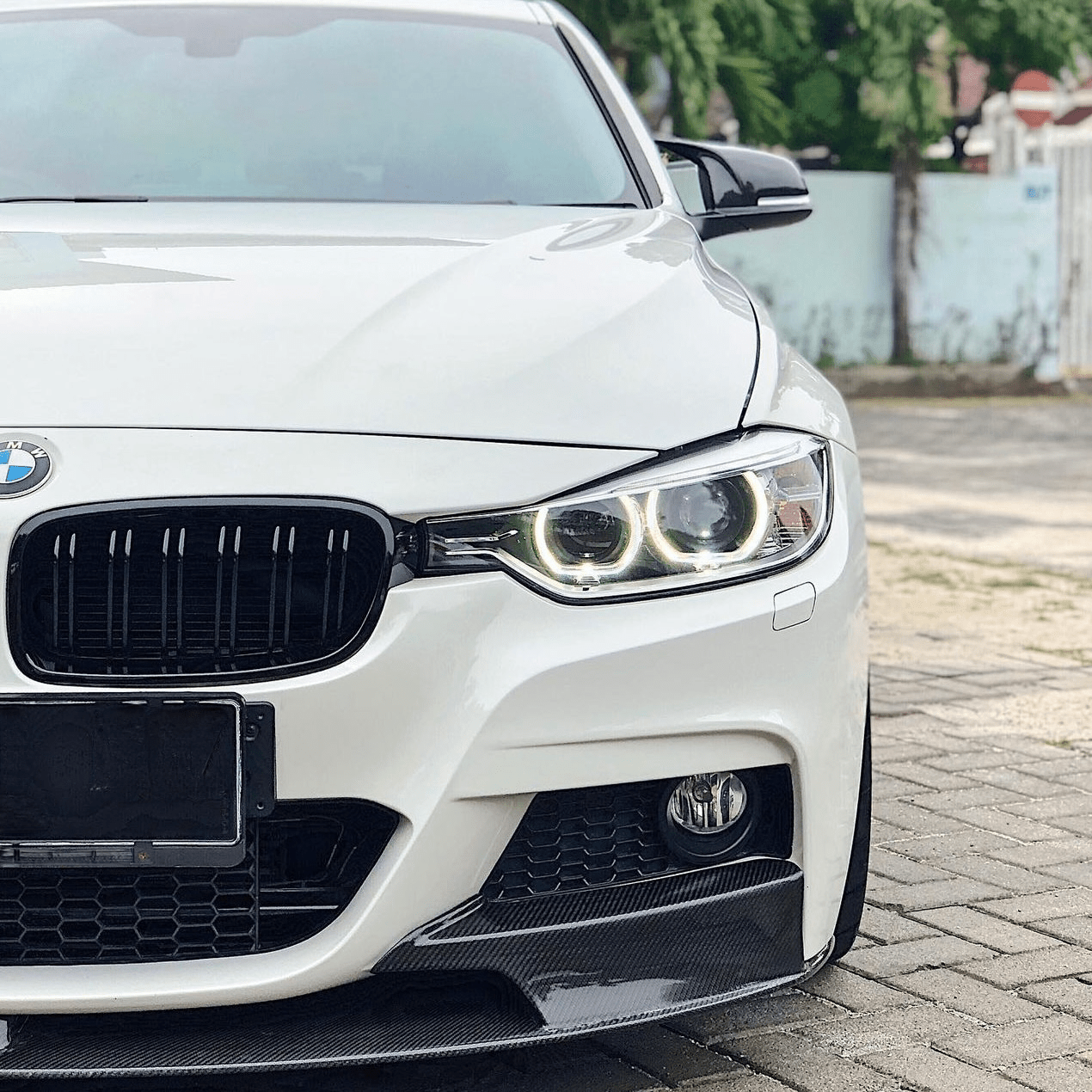 BMW 3 SERIES F30 F31 (M SPORT) CARBON FIBER FRONT SPLITTER (2011 - 2018) - AutoTailor