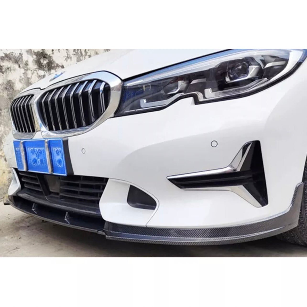 BMW 3 SERIES G20 G21 CARBON FIBER FRONT SPLITTER (2019 - 2022) - AutoTailor
