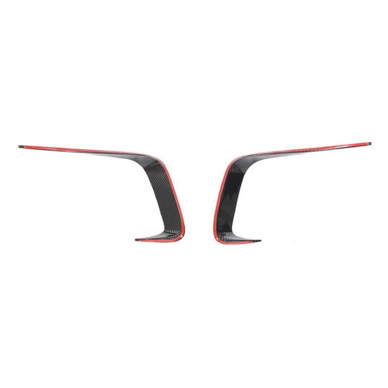 BMW 3 SERIES G20 G21 (M SPORT) CARBON FIBER REAR BUMPER TRIM COVERS (2019 - 2022) - AutoTailor