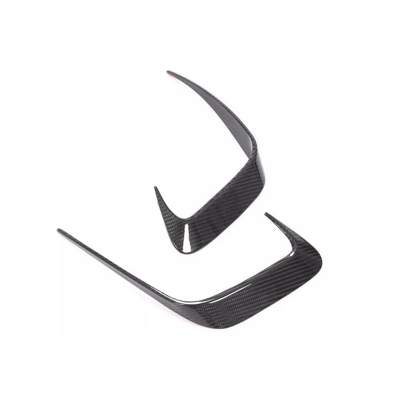 BMW 3 SERIES G20 G21 (M SPORT) CARBON FIBER REAR BUMPER TRIM COVERS (2019 - 2022) - AutoTailor