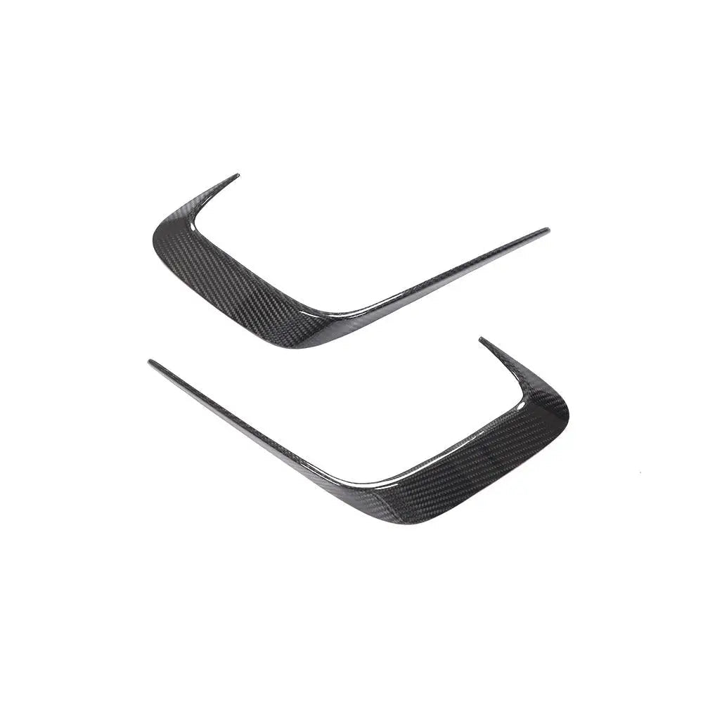 BMW 3 SERIES G20 G21 (M SPORT) CARBON FIBER REAR BUMPER TRIM COVERS (2019 - 2022) - AutoTailor