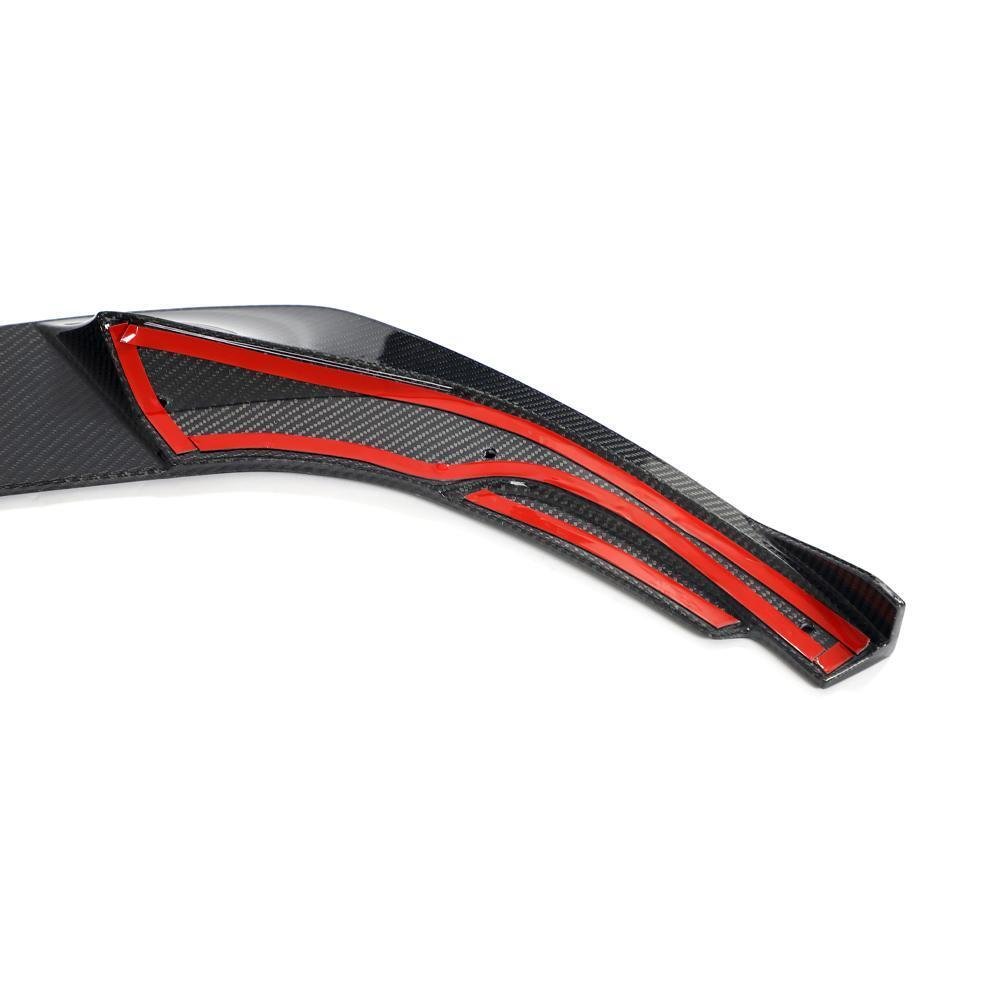 BMW 3 SERIES G20 LCI (M SPORT) CARBON FIBER FRONT SPLITTER (2022+) - AutoTailor