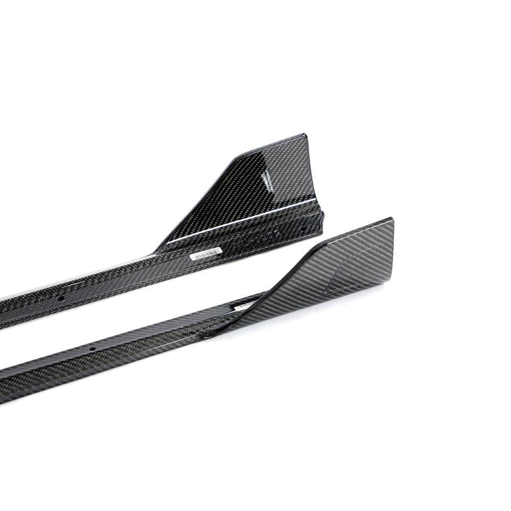 BMW 3 SERIES G20 LCI (M SPORT) CARBON FIBER SIDE SKIRTS (2022+) - AutoTailor