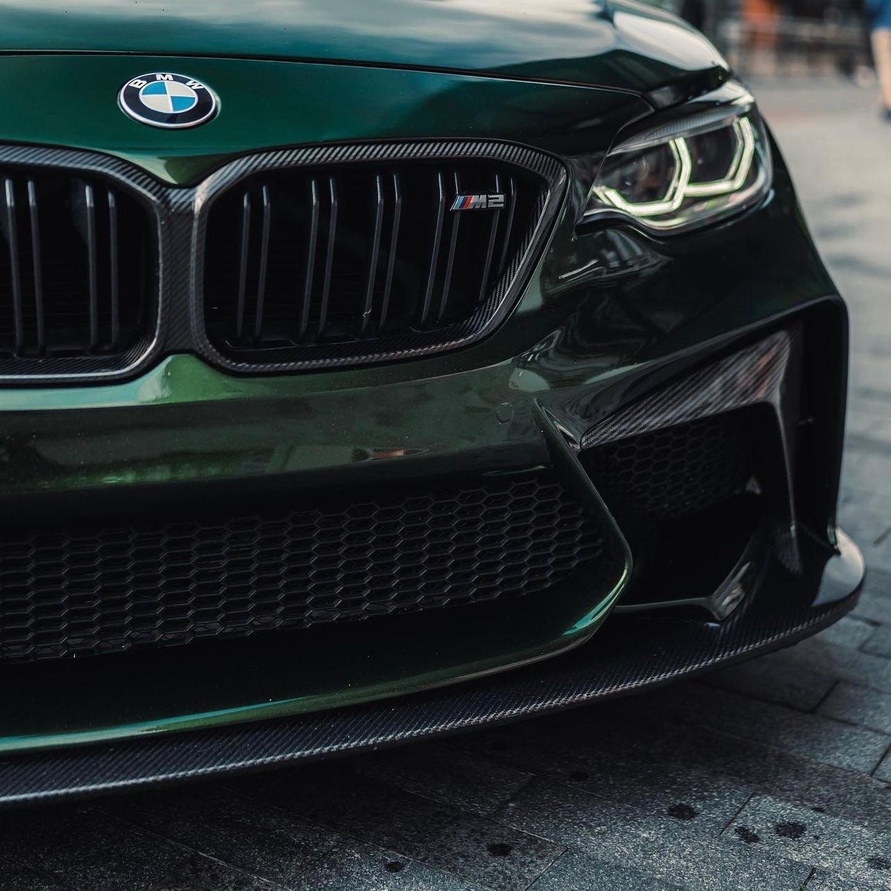 BMW M2 COMPETITION F87 PRE - PREG CARBON FIBER FRONT GRILLE TRIM (2018 - 2021) - AutoTailor