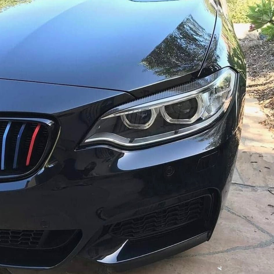 BMW M2 F87 / 2 SERIES F22 F23 CARBON FIBER HEADLIGHT TRIMS (2014 - 2020) - AutoTailor