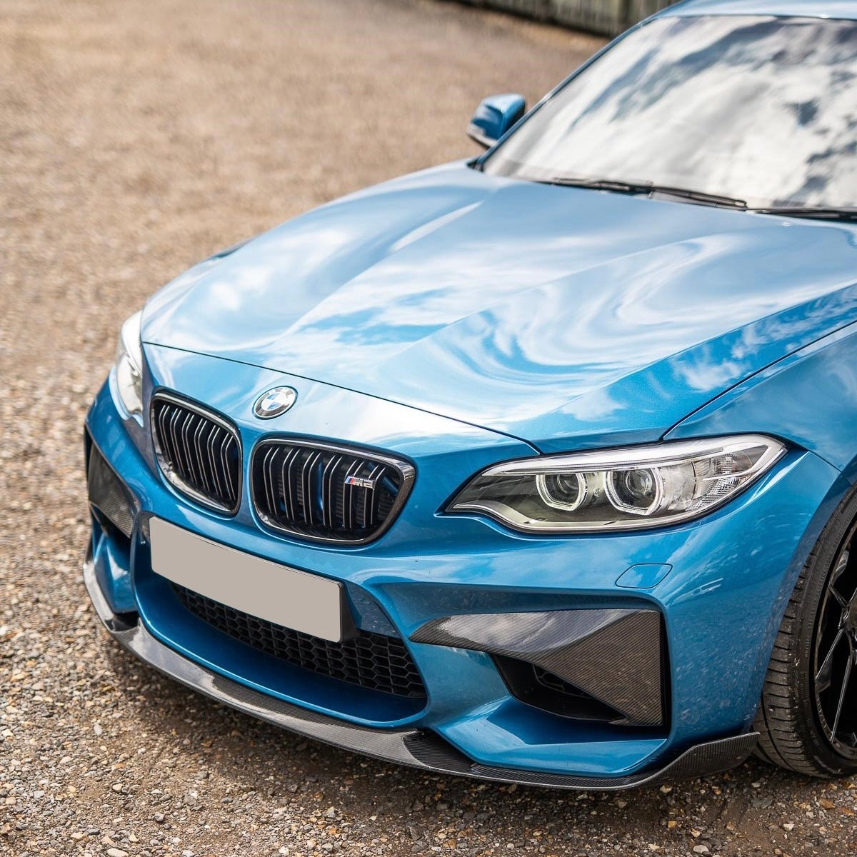 BMW M2 F87 CARBON FIBER FRONT SPLITTER (2016 - 2018) - AutoTailor
