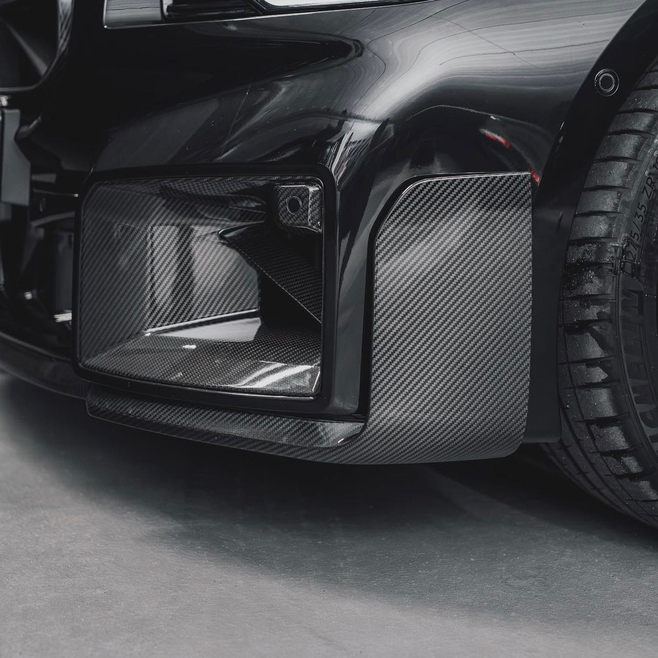 BMW M2 G87 PRE - PREG CARBON FIBER M PERFORMANCE FRONT SPLITTER (2023+) - AutoTailor