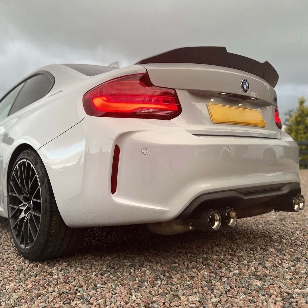 BMW M2 / M2C F87 / 2 SEREIS F22 CARBON FIBER REAR SPOILER LIP (2014 - 2021) - AutoTailor