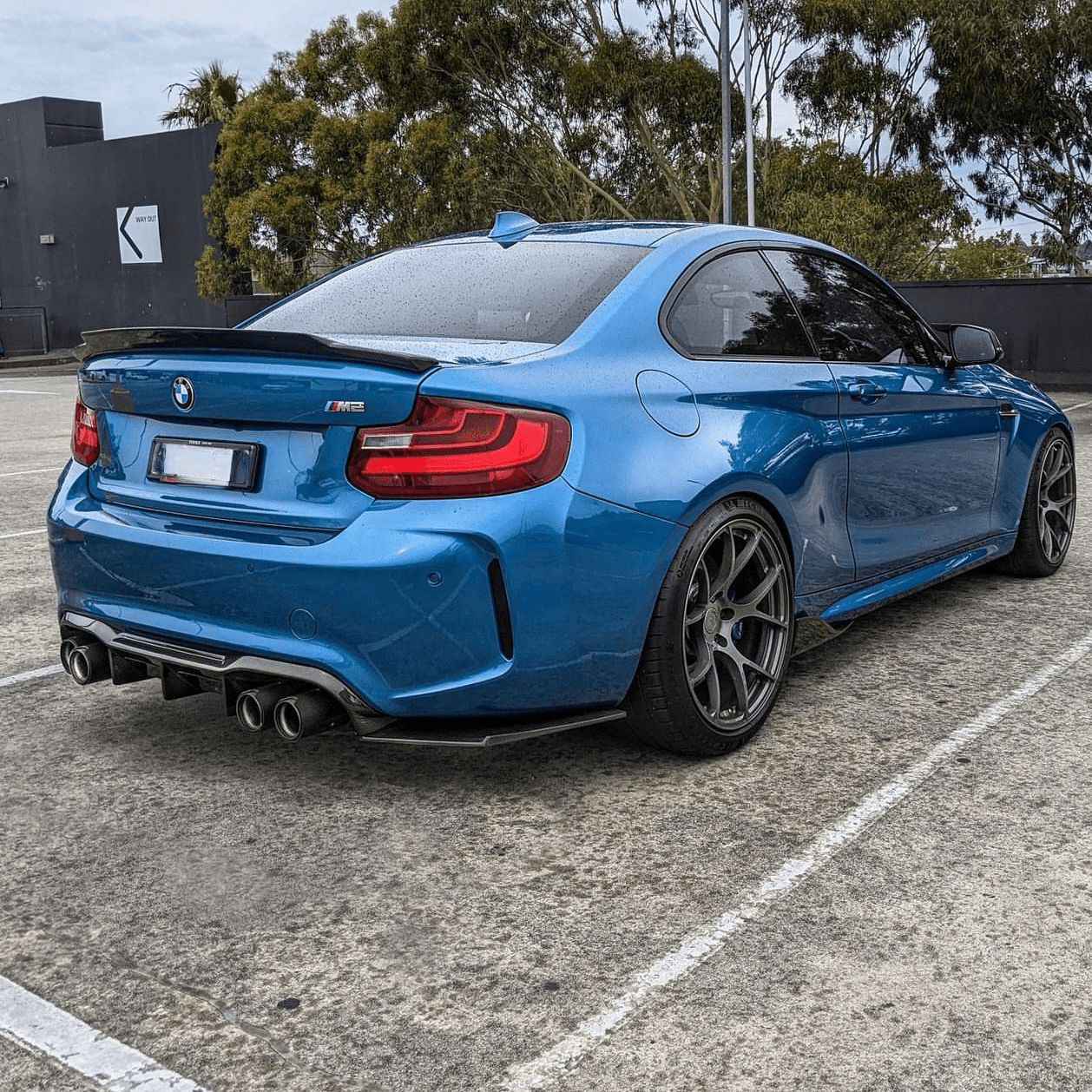 BMW M2 / M2C F87 PRE - PREG CARBON FIBER REAR DIFFUSER (2016 - 2021) - AutoTailor
