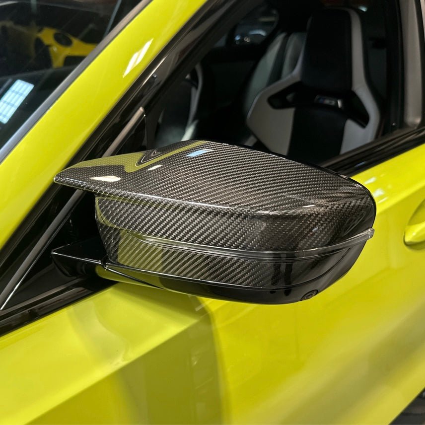 BMW M2 M3 M4 G87/G80/G81/G82/G83 PRE - PREG CARBON FIBER MIRROR COVERS (2021+) - AutoTailor