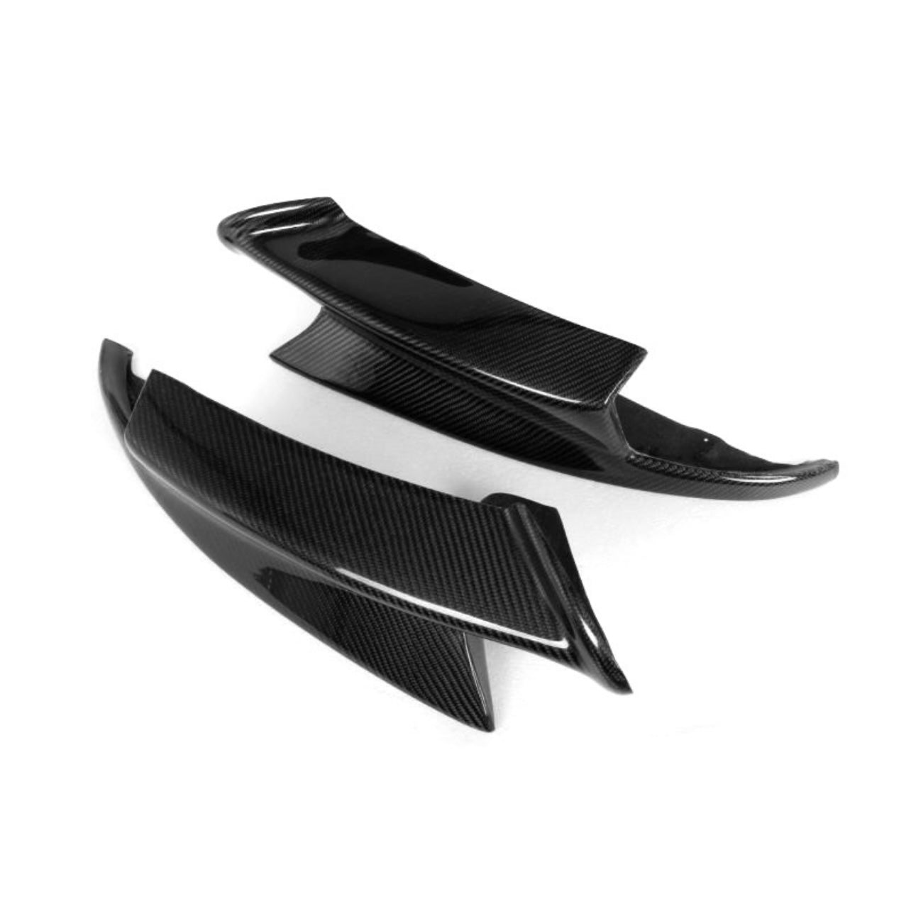BMW M3 E90/E92/E93 CARBON FIBER FRONT SPLITTER COVERS (2007 - 2013) - AutoTailor