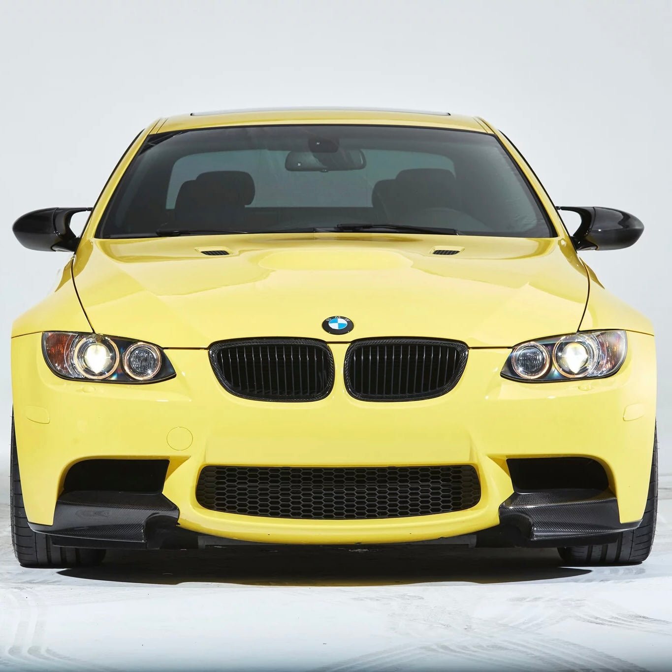 BMW M3 E90/E92/E93 CARBON FIBER FRONT SPLITTER COVERS (2007 - 2013) - AutoTailor