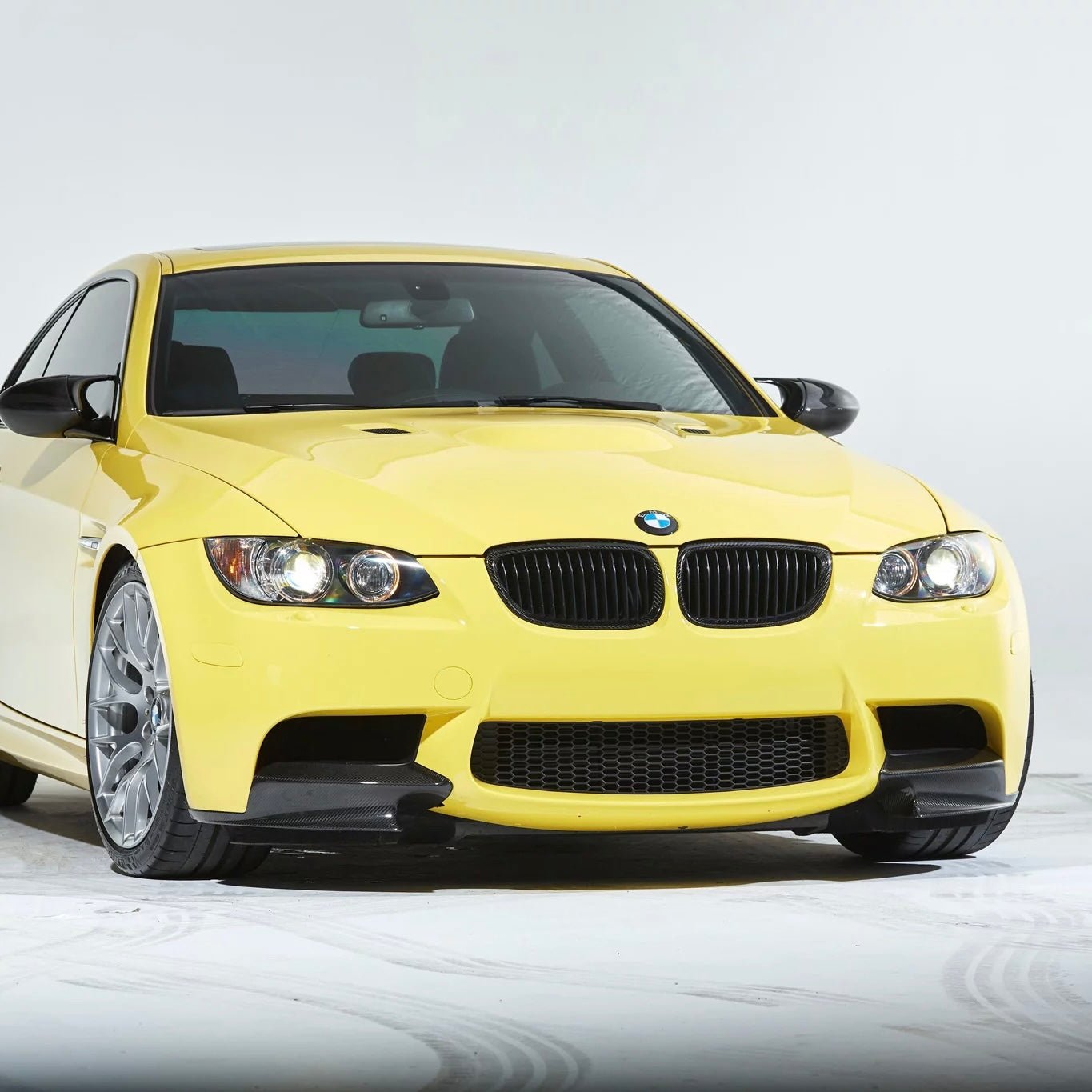 BMW M3 E90/E92/E93 CARBON FIBER FRONT SPLITTER COVERS (2007 - 2013) - AutoTailor