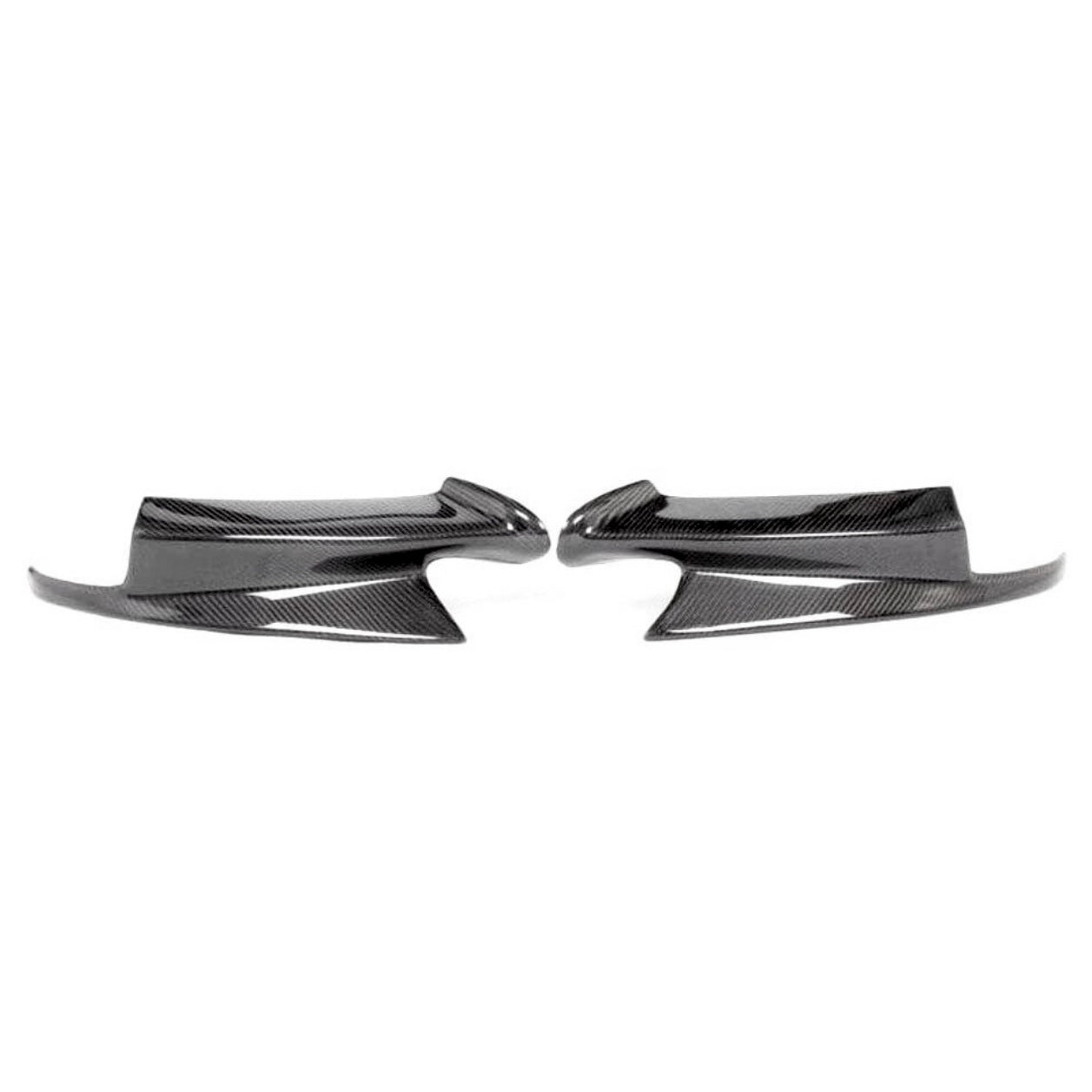 BMW M3 E90/E92/E93 CARBON FIBER FRONT SPLITTER COVERS (2007 - 2013) - AutoTailor