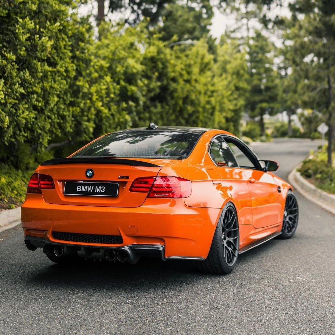 BMW M3 E92 PRE - PREG CARBON FIBER REAR SPOILER LIP (2007 - 2013) - AutoTailor