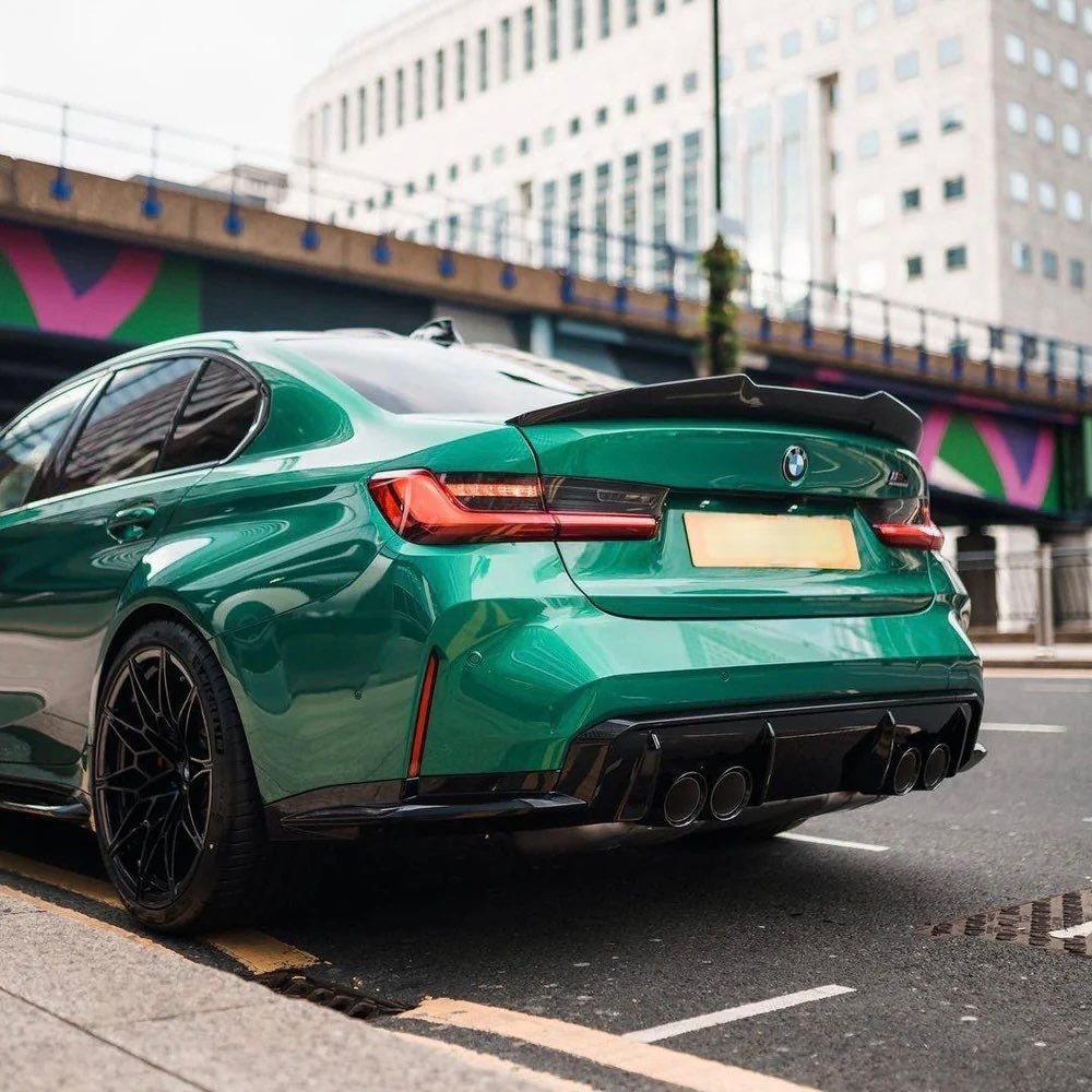 BMW M3 G80 / 3 SERIES G20 PRE - PREG CARBON FIBER HIGH KICK SPOILER LIP (2019+) - AutoTailor