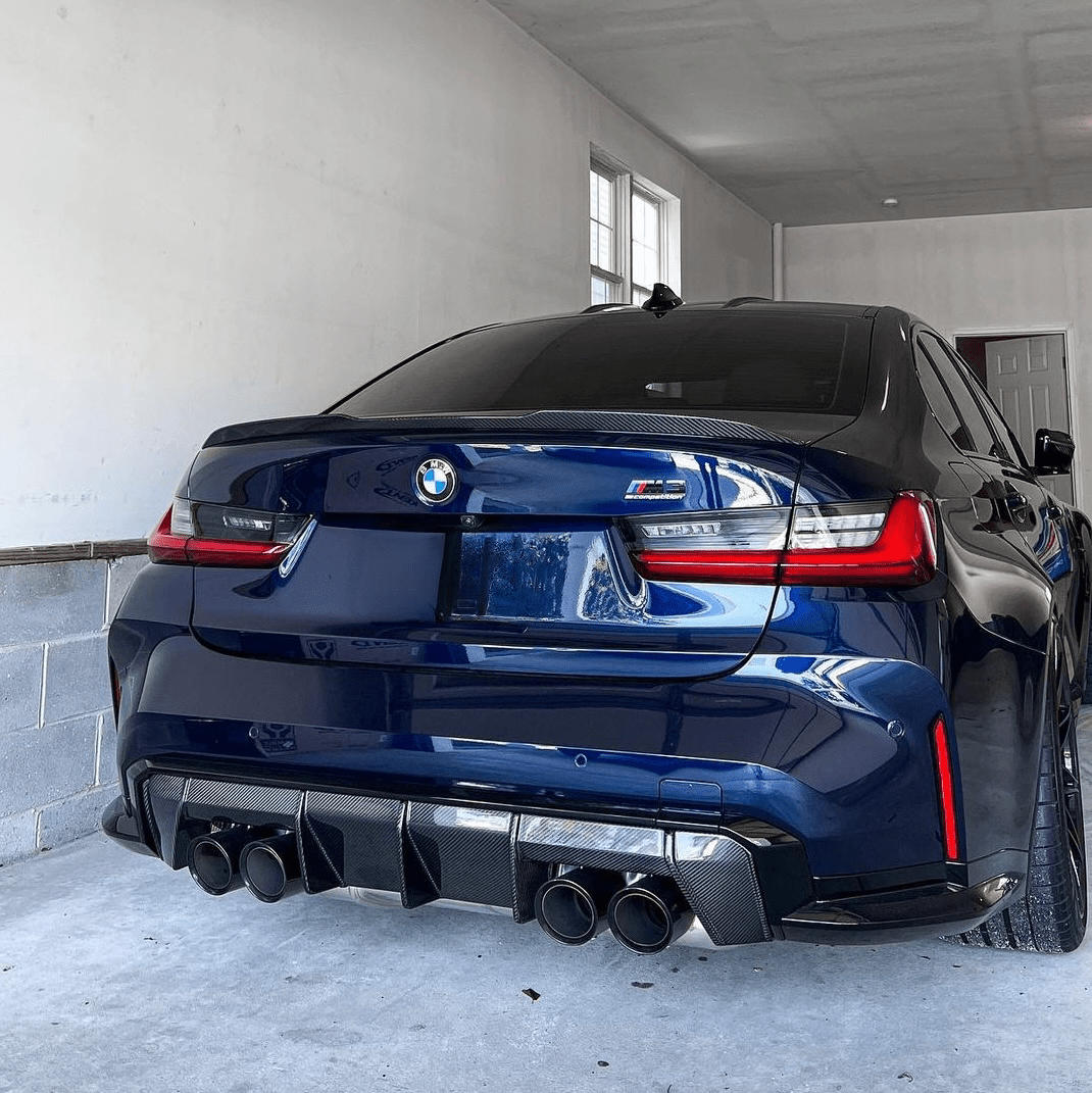 BMW M3 G80 / 3 SERIES G20 PRE - PREG CARBON FIBER OEM SPOILER LIP (2019+) - AutoTailor