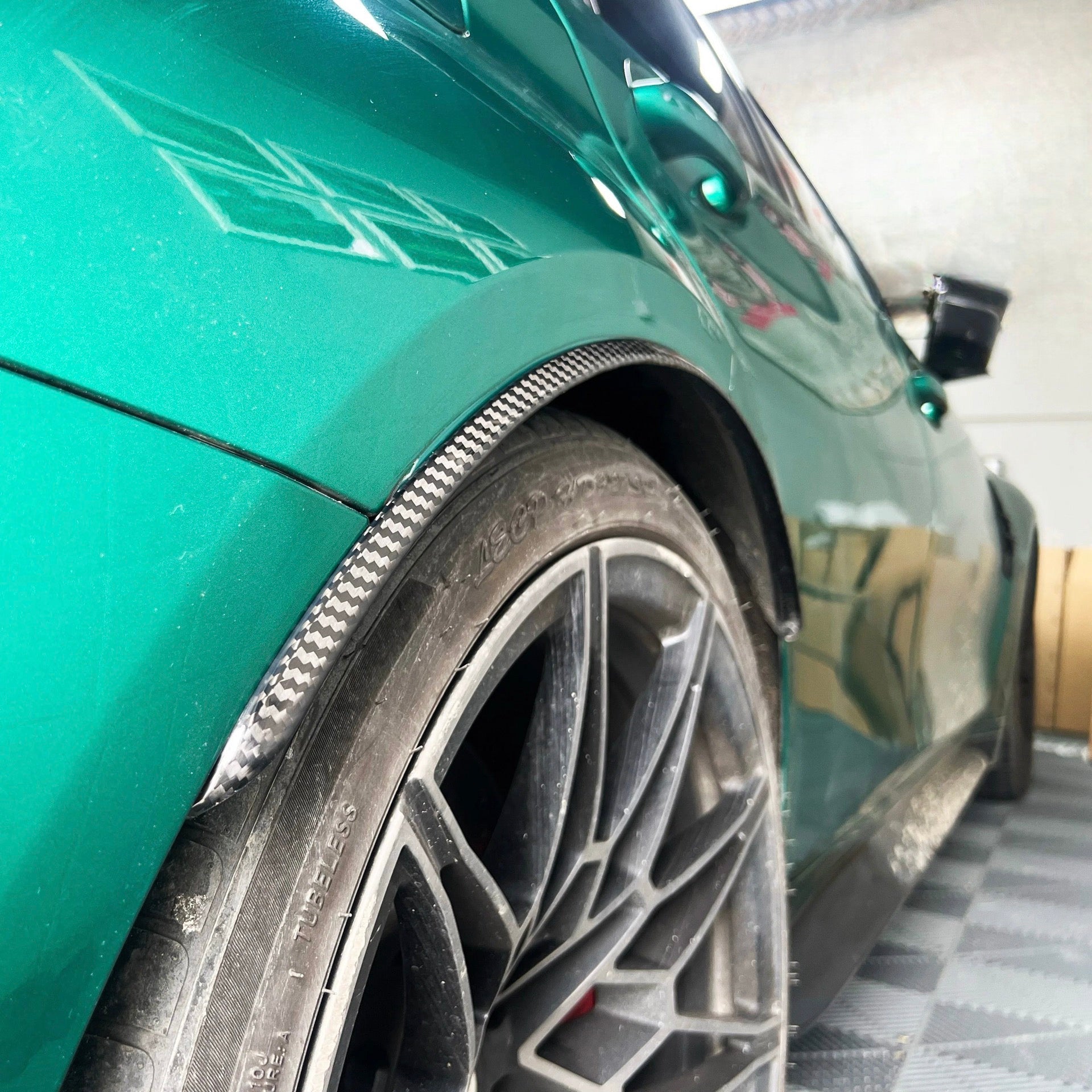BMW M3 G80/G81 PRE - PREG CARBON FIBER WHEEL ARCH TRIMS (2021+) - AutoTailor
