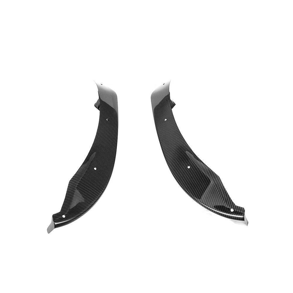 BMW M3 M4 F80/F82/F83 CARBON FIBER FRONT SIDE SPLITTERS (2014 - 2020) - AutoTailor