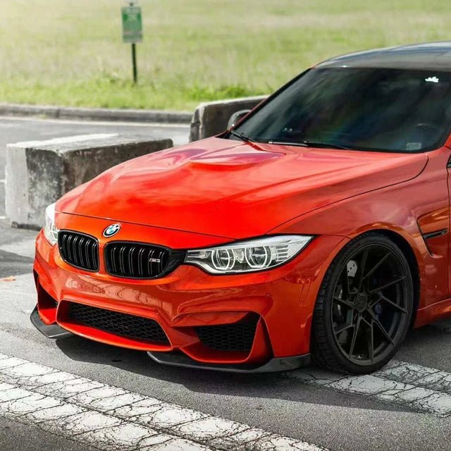 BMW M3 M4 F80/F82/F83 CARBON FIBER FRONT SIDE SPLITTERS (2014 - 2020) - AutoTailor