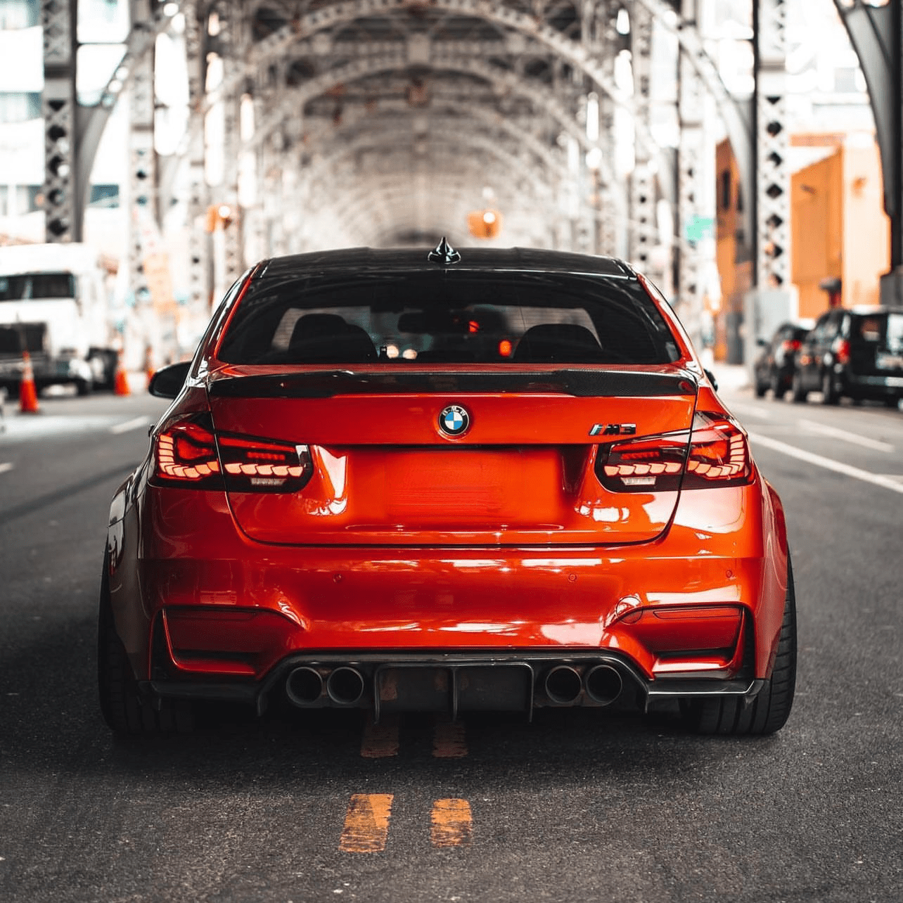 BMW M3 M4 F80/F82/F83 CARBON FIBER REAR DIFFUSER (2014 - 2020) - AutoTailor