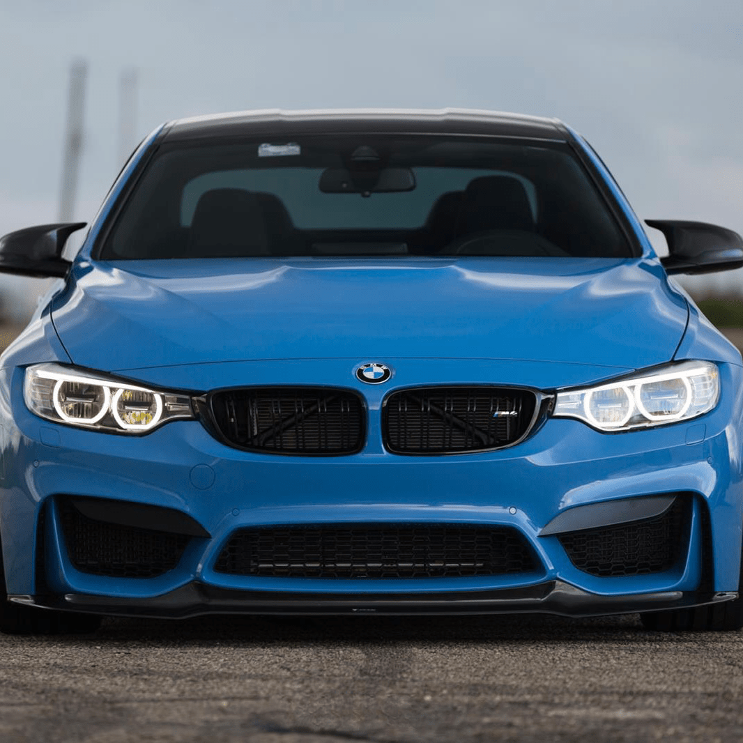 BMW M3 M4 F80/F82/F83 PRE - PREG CARBON FIBER FRONT BUMPER TRIM COVERS (2014 - 2020) - AutoTailor