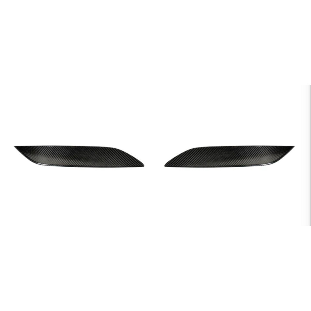 BMW M3 M4 F80/F82/F83 PRE - PREG CARBON FIBER FRONT BUMPER TRIM COVERS (2014 - 2020) - AutoTailor