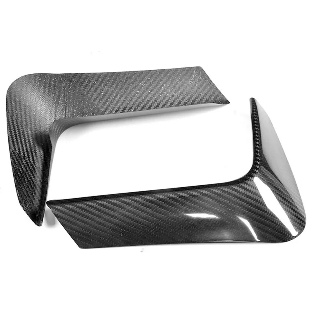BMW M3 M4 F80/F82/F83 PRE - PREG CARBON FIBER REAR BUMPER TRIM COVERS (2014 - 2020) - AutoTailor
