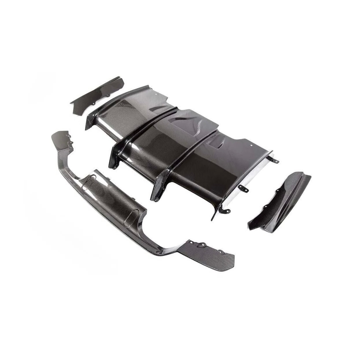 BMW M3 M4 F80/F82/F83 PRE - PREG CARBON FIBER REAR DIFFUSER (2014 - 2020) - AutoTailor