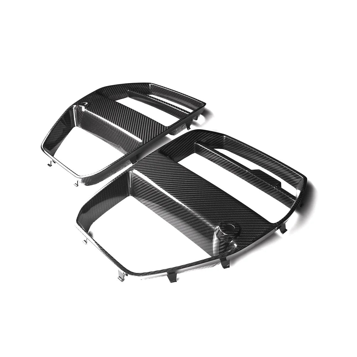 BMW M3 M4 G80/G81/G82/G83 PRE - PREG CARBON FIBER GT FRONT GRILLES (2021+) - AutoTailor