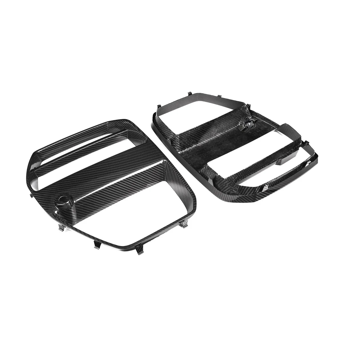 BMW M3 M4 G80/G81/G82/G83 PRE - PREG CARBON FIBER GT FRONT GRILLES (2021+) - AutoTailor