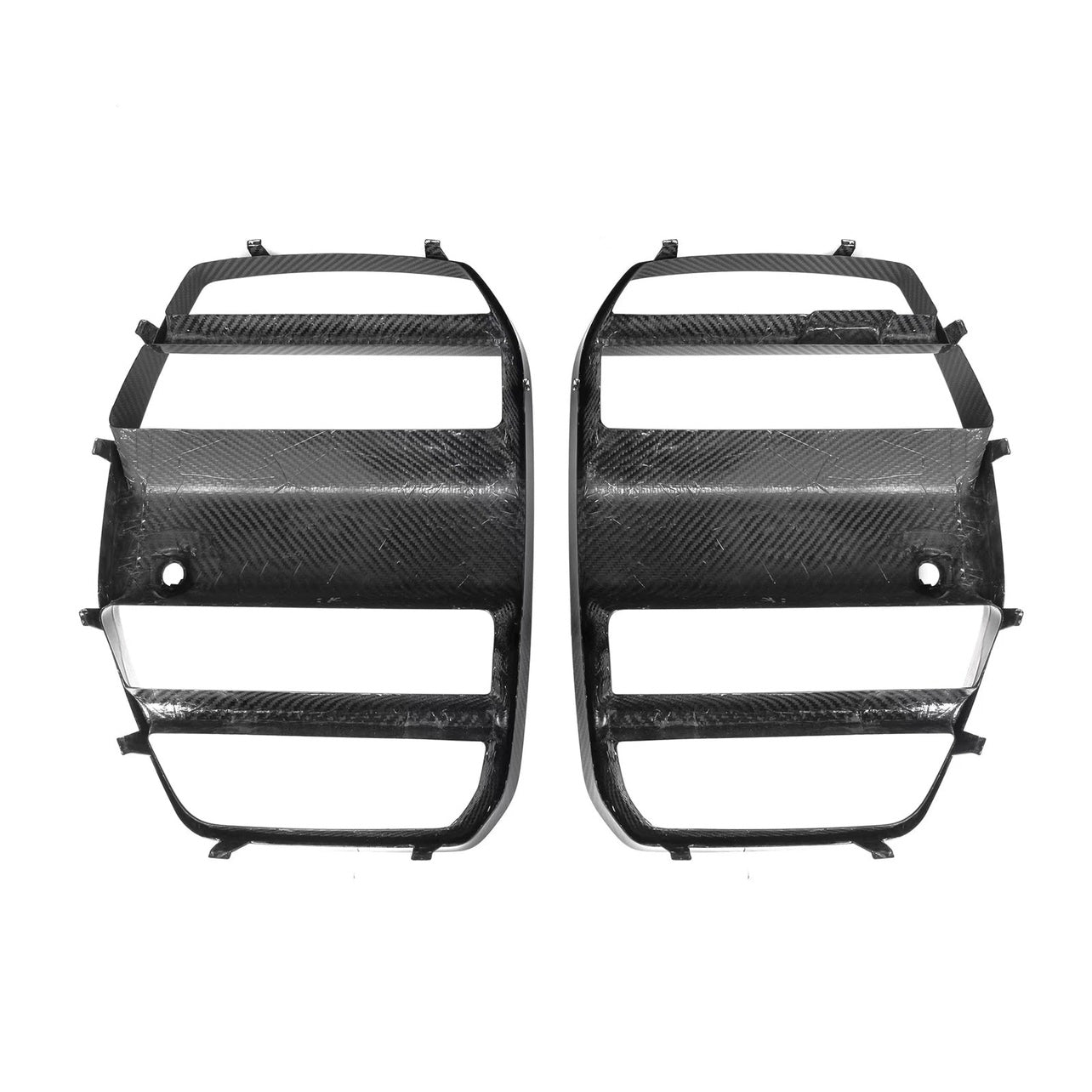 BMW M3 M4 G80/G81/G82/G83 PRE - PREG CARBON FIBER GT FRONT GRILLES (2021+) - AutoTailor