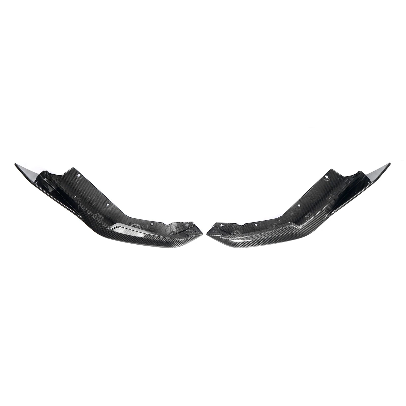 BMW M3 M4 G80/G81/G82/G83 PRE - PREG CARBON FIBER MP REAR SIDE SPLITTERS (2021+) - AutoTailor