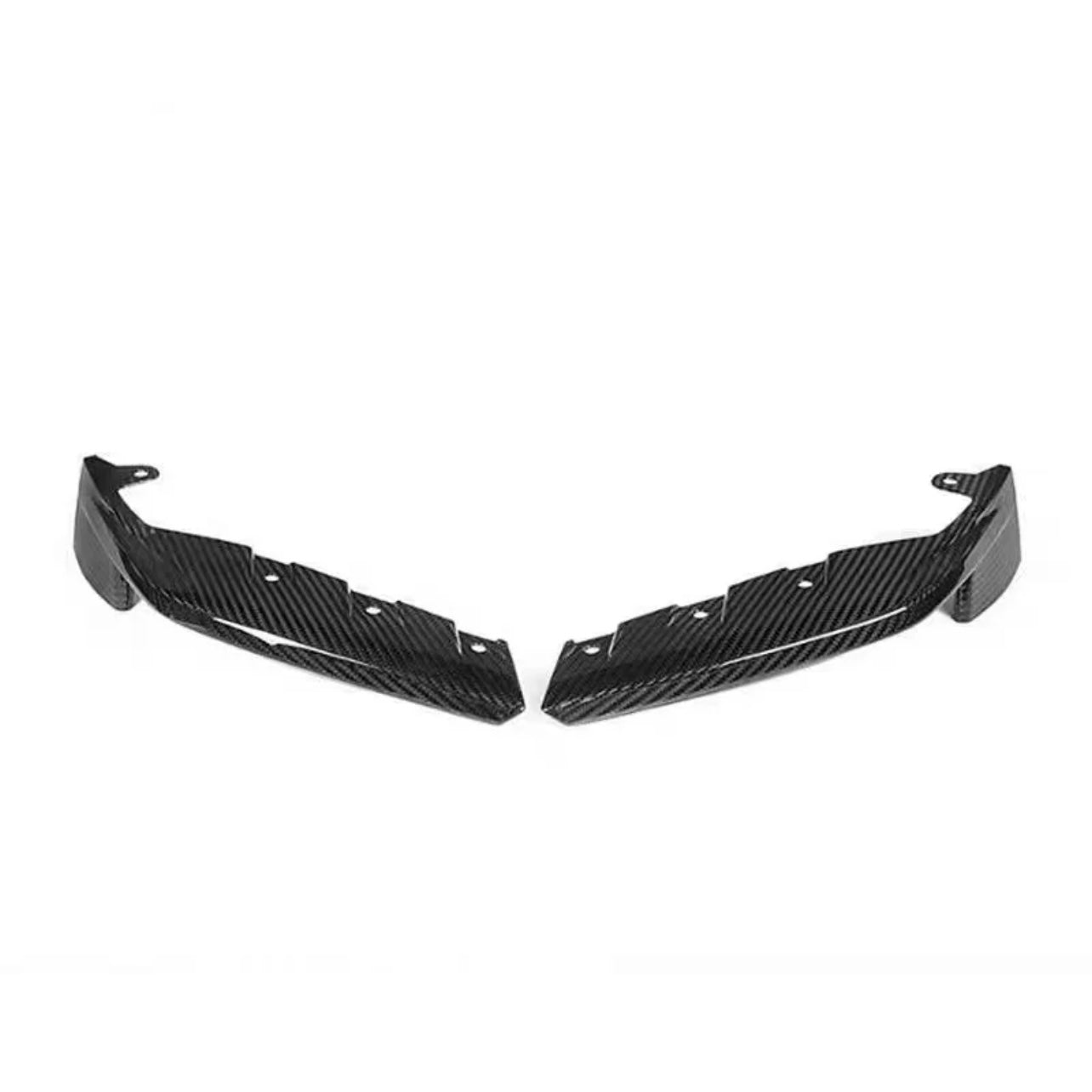 BMW M3 M4 G80/G81/G82/G83 PRE - PREG CARBON FIBER OEM FRONT SIDE SPLITTER REPLACEMENTS (2021+) - AutoTailor