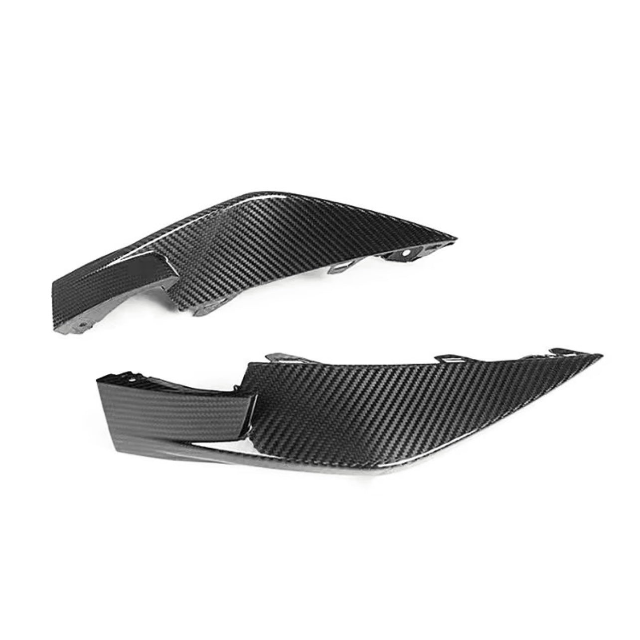 BMW M3 M4 G80/G81/G82/G83 PRE - PREG CARBON FIBER OEM FRONT SIDE SPLITTER REPLACEMENTS (2021+) - AutoTailor