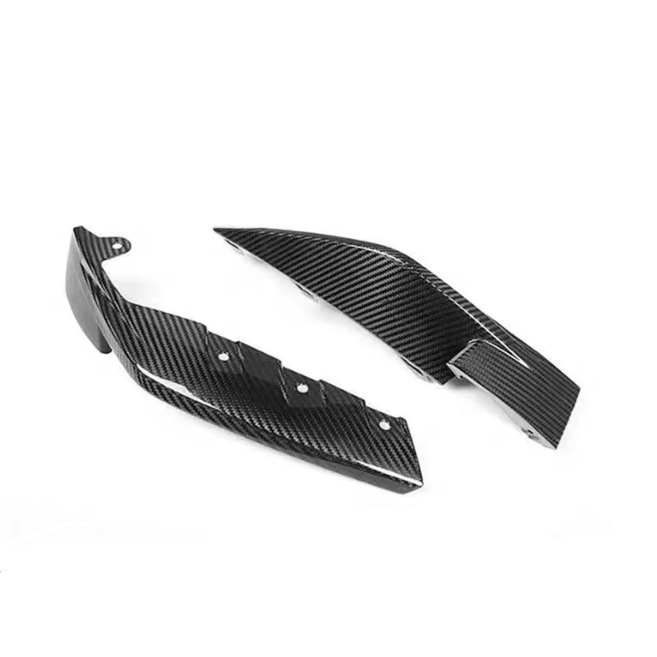 BMW M3 M4 G80/G81/G82/G83 PRE - PREG CARBON FIBER OEM FRONT SIDE SPLITTER REPLACEMENTS (2021+) - AutoTailor