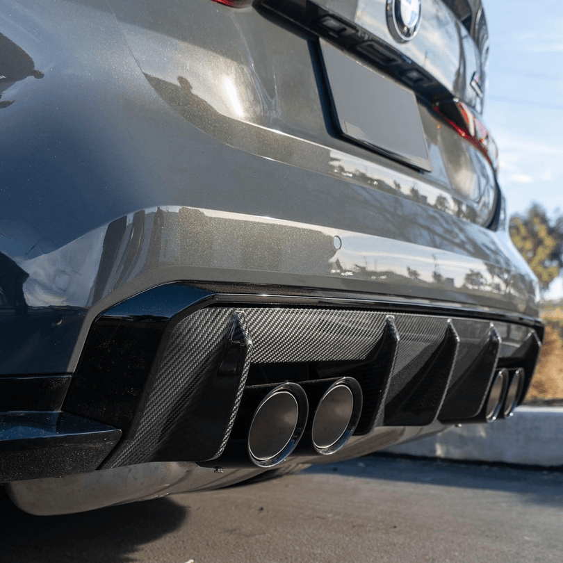 BMW M3 M4 G80/G81/G82/G83 PRE-PREG CARBON FIBER OEM REAR DIFFUSER (202 ...