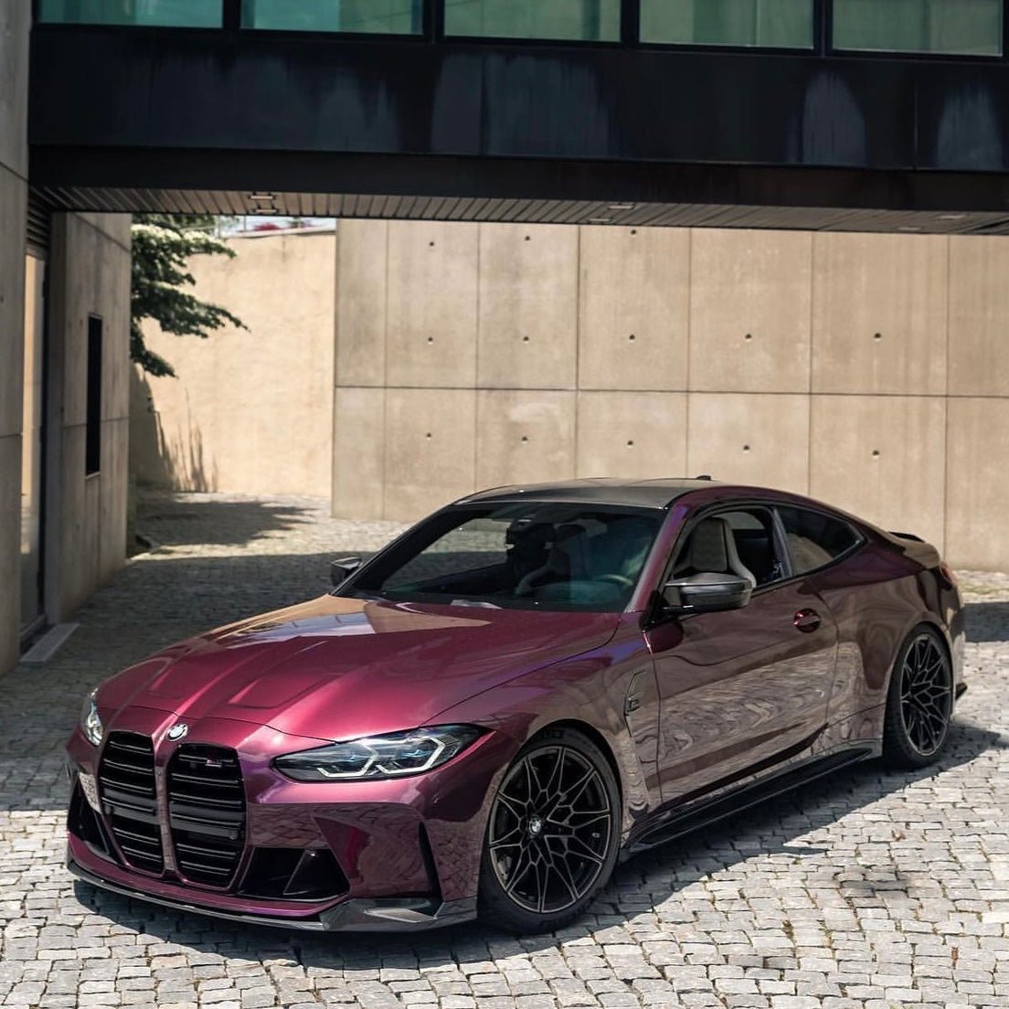 BMW M3 M4 G80/G81/G82/G83 PRE - PREG CARBON FIBER PERFORMANCE FRONT SPLITTER (2021+) - AutoTailor