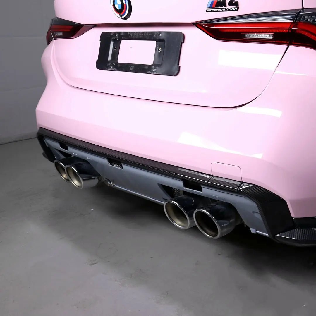 BMW M3 M4 G80/G81/G82/G83 PRE-PREG CARBON FIBER REAR DIFFUSER TRIM (20 ...